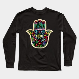 Hand Of Fatima Long Sleeve T-Shirt